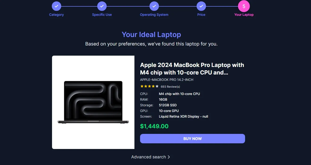 Laptop Deal Finder Tool | Find Your Perfect Deal Match | Find Me a ...