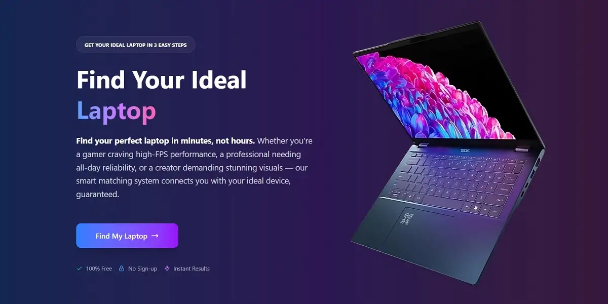 Find the Best Laptop Deals [March 2026] | 1000+ Laptops Analyzed